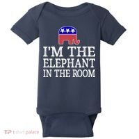 I'm The Elephant In The Room Republican Conservative Baby Bodysuit thumb 0