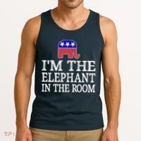 I'm The Elephant In The Room Republican Conservative Tank Top thumb 3