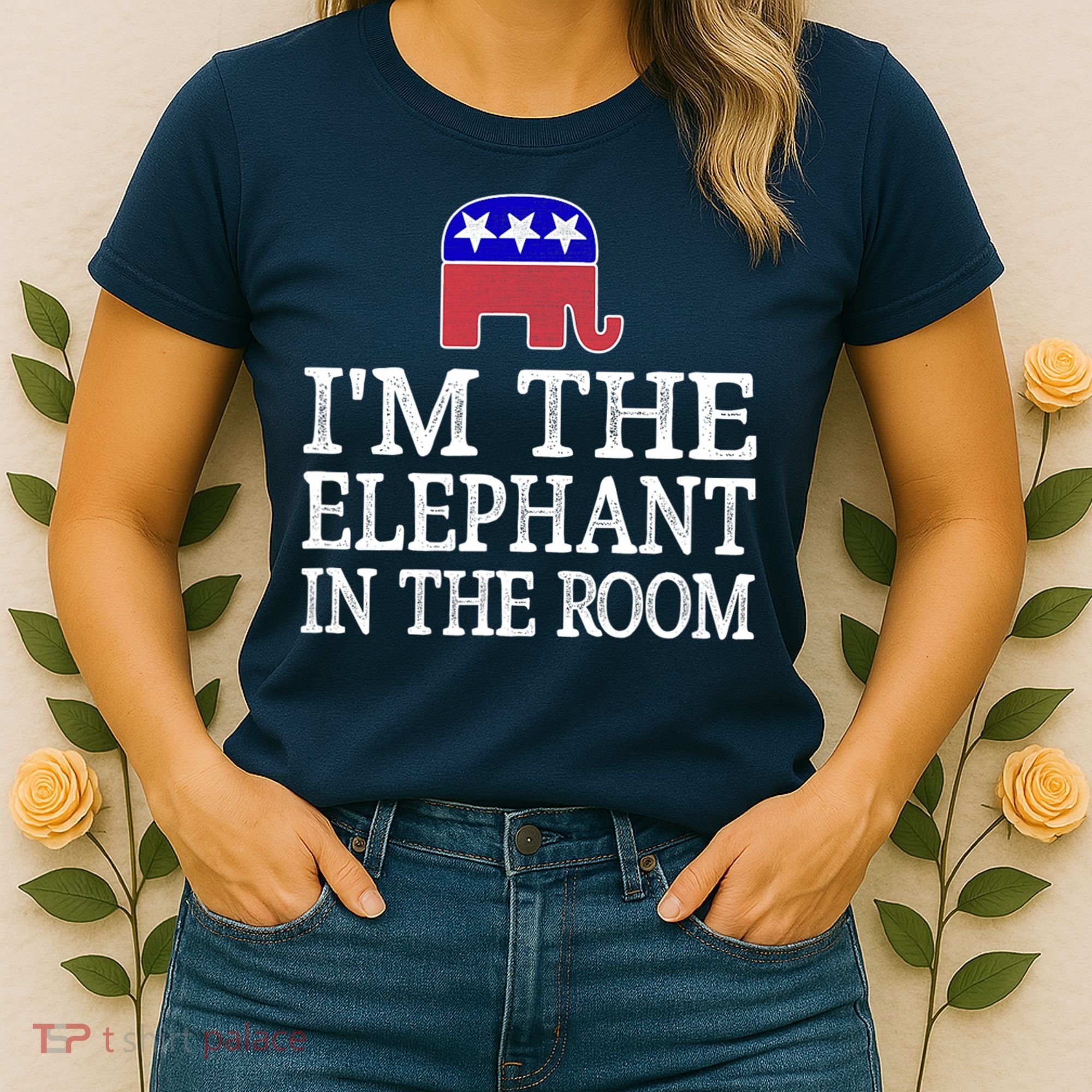 I'm The Elephant In The Room Republican Conservative Women's T-Shirt
