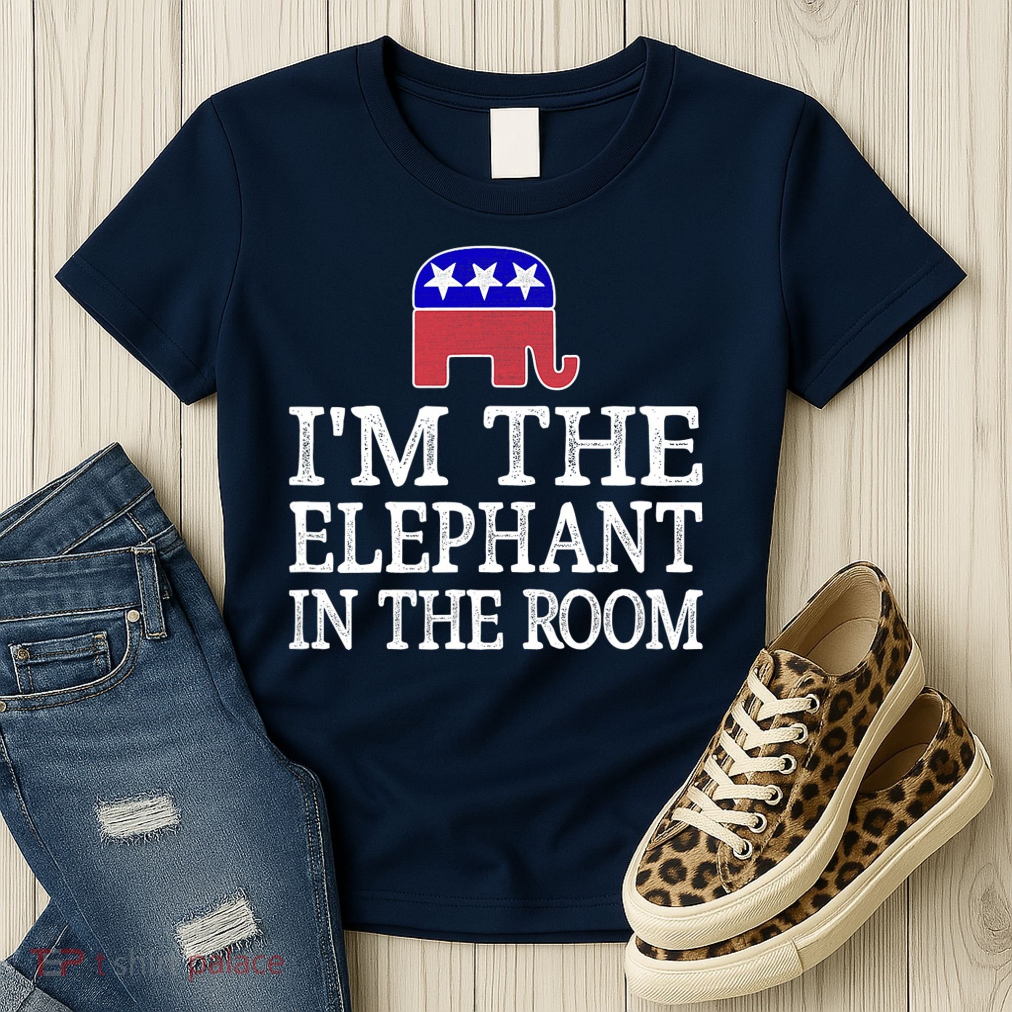 I'm The Elephant In The Room Republican Conservative Women's T-Shirt