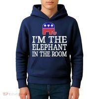 I'm The Elephant In The Room Republican Conservative Kids Hoodie thumb 4