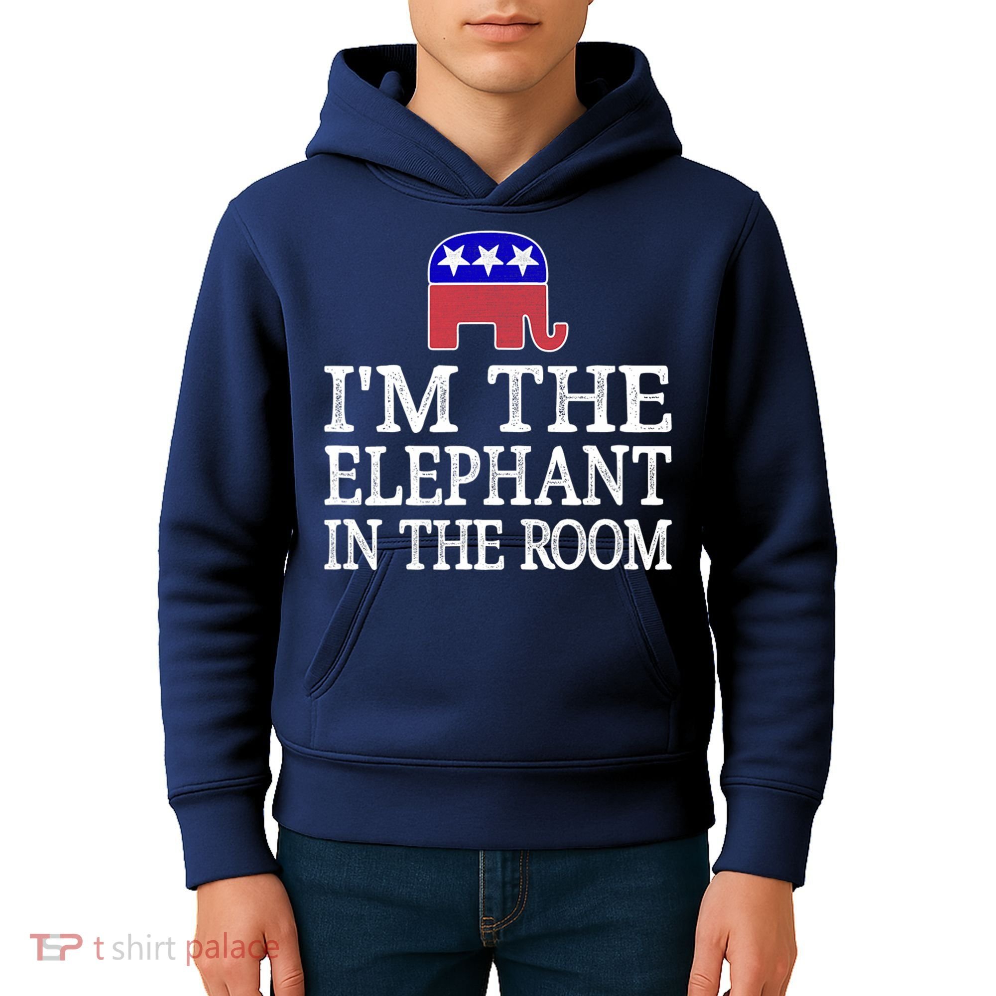 I'm The Elephant In The Room Republican Conservative Kids Hoodie