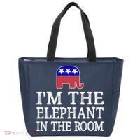 I'm The Elephant In The Room Republican Conservative Tote Bag thumb 0