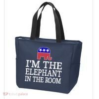 I'm The Elephant In The Room Republican Conservative Tote Bag thumb 3