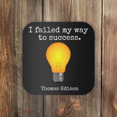 Inventor's , Thomas Edison , Graduate's Coaster