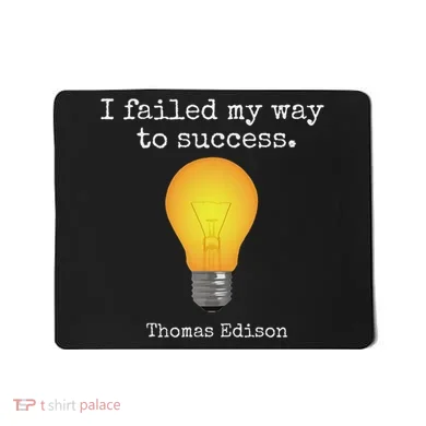 Inventor's , Thomas Edison , Graduate's Mousepad