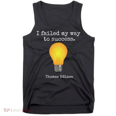 Inventor's , Thomas Edison , Graduate's Tank Top