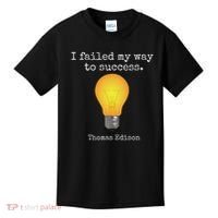 Inventor's , Thomas Edison , Graduate's Kids T-Shirt thumb 0
