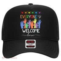 Idaho Teacher Everyone Is Welcome Here Fist Hand Support Hat thumb 0