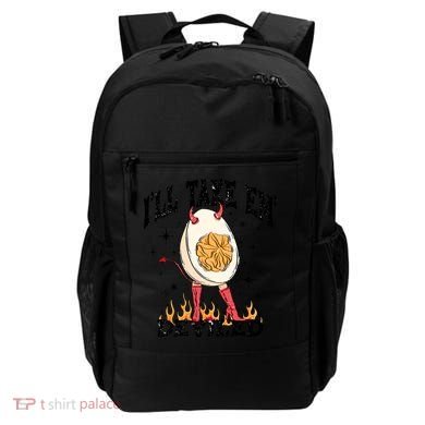 ILl Take Em Deviled Funny Thanksgiving Deviled Eggs Backpack