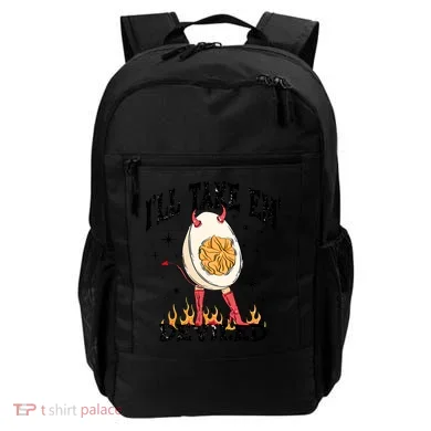 ILl Take Em Deviled Funny Thanksgiving Deviled Eggs Backpack