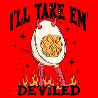 ILl Take Em Deviled Funny Thanksgiving Deviled Eggs Santa Hat thumb 1