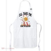 ILl Take Em Deviled Funny Thanksgiving Deviled Eggs Apron thumb 0