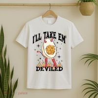 ILl Take Em Deviled Funny Thanksgiving Deviled Eggs T-Shirt thumb 2