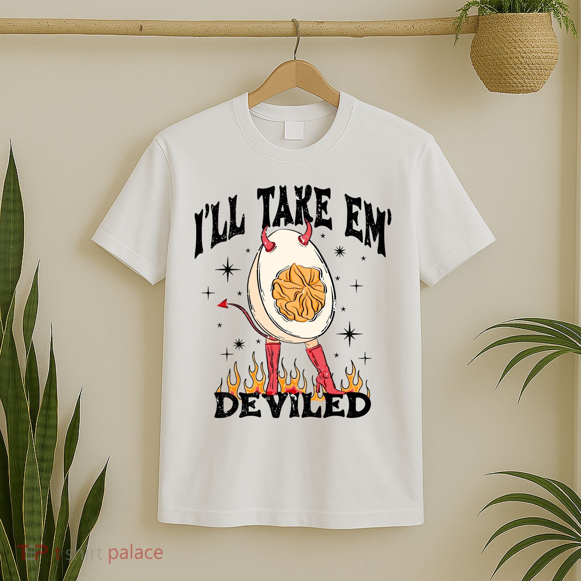 ILl Take Em Deviled Funny Thanksgiving Deviled Eggs T-Shirt