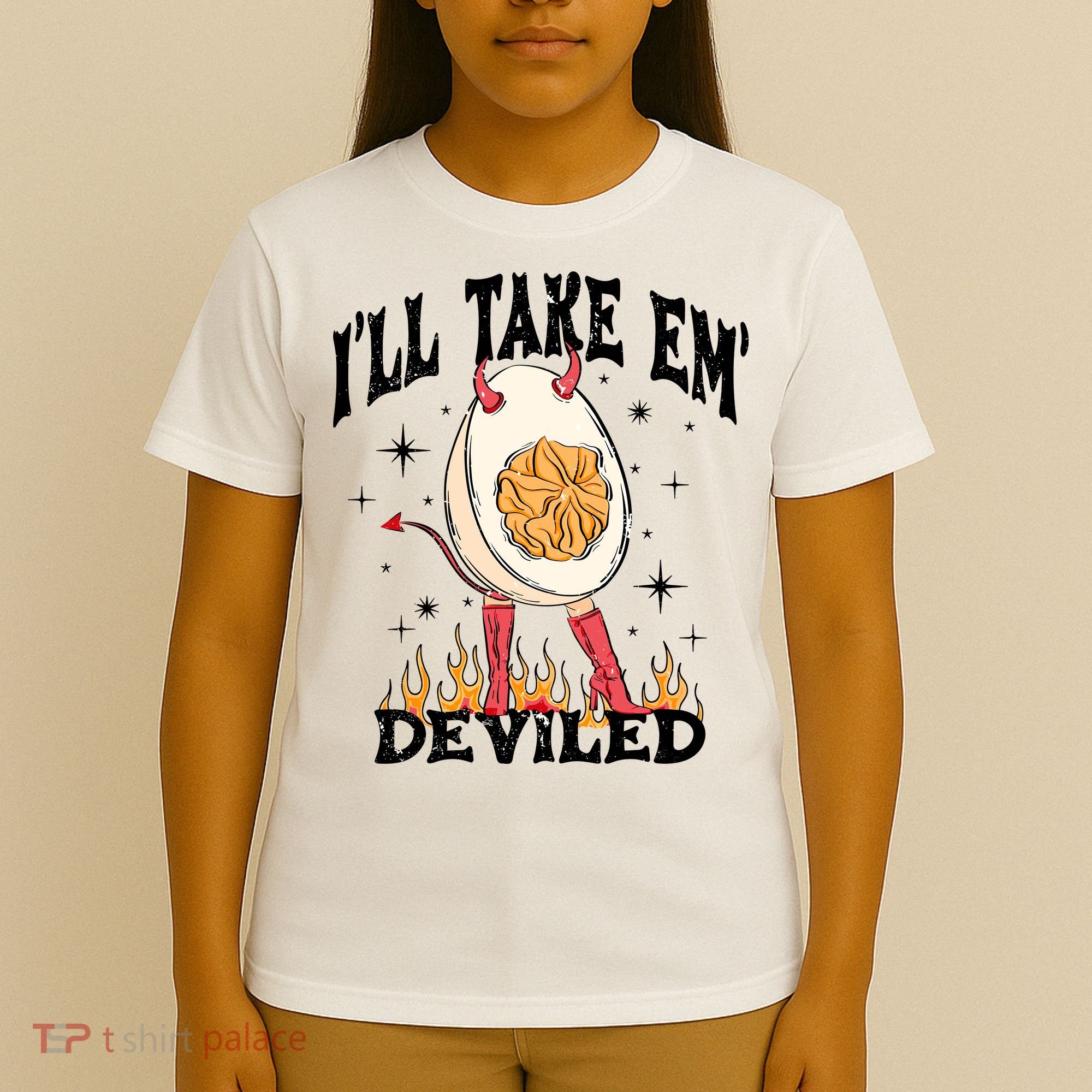ILl Take Em Deviled Funny Thanksgiving Deviled Eggs T-Shirt