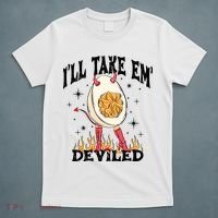 ILl Take Em Deviled Funny Thanksgiving Deviled Eggs T-Shirt thumb 5