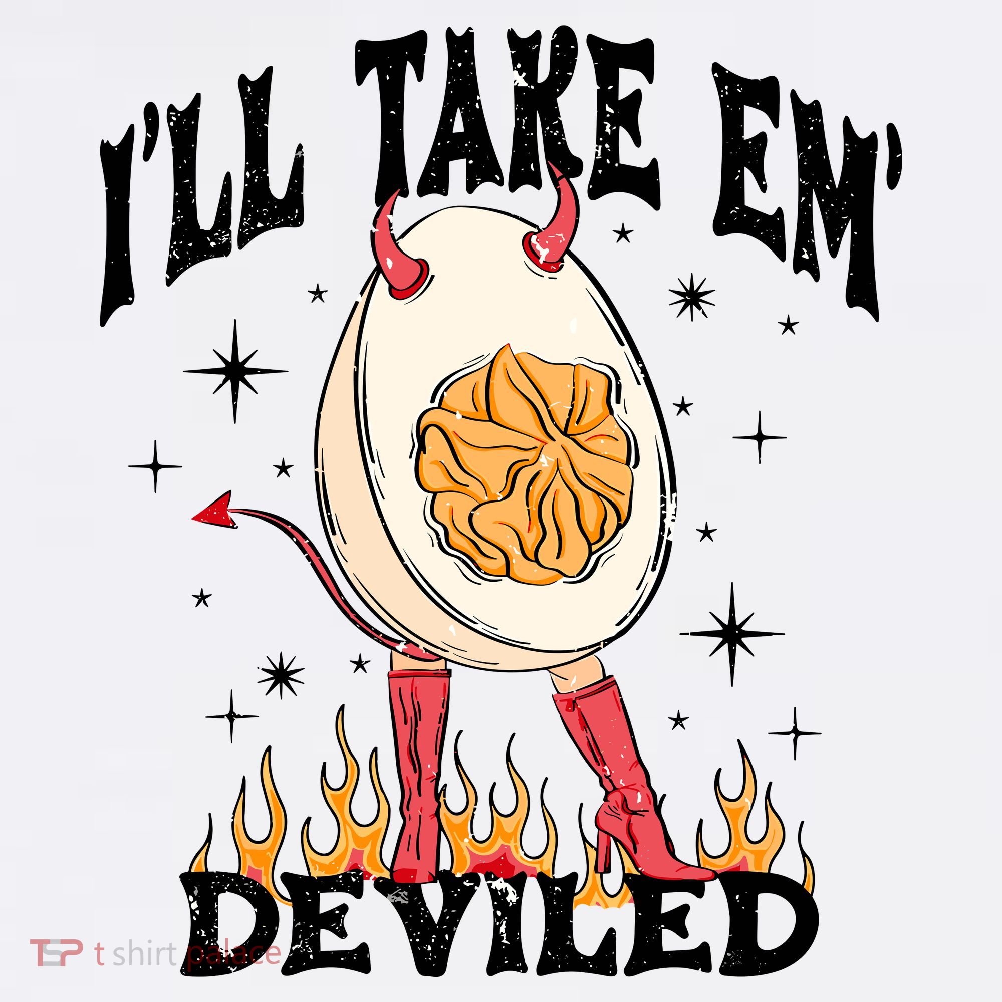 ILl Take Em Deviled Funny Thanksgiving Deviled Eggs Button