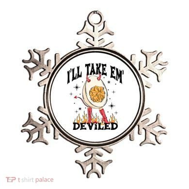 ILl Take Em Deviled Funny Thanksgiving Deviled Eggs Ornament