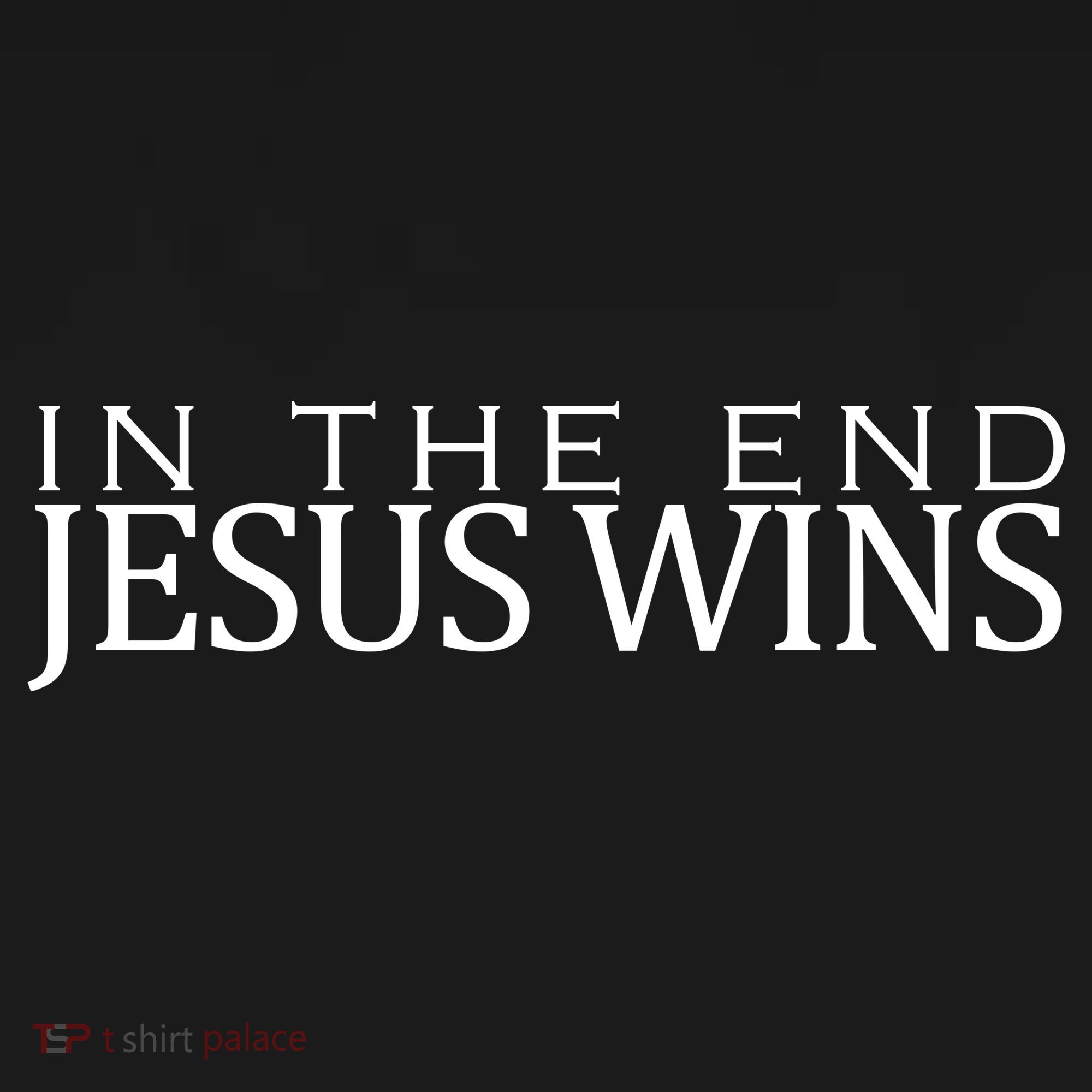 In The End Jesus Wins Christianity Backpack