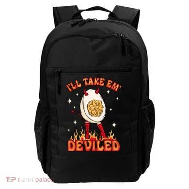 ILl Take Em Deviled Egg Funny Thanksgiving Backpack
