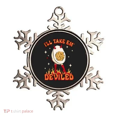 ILl Take Em Deviled Egg Funny Thanksgiving Ornament
