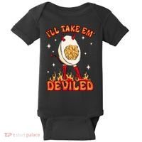 ILl Take Em Deviled Egg Funny Thanksgiving Baby Bodysuit thumb 0