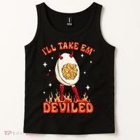 ILl Take Em Deviled Egg Funny Thanksgiving Tank Top thumb 2