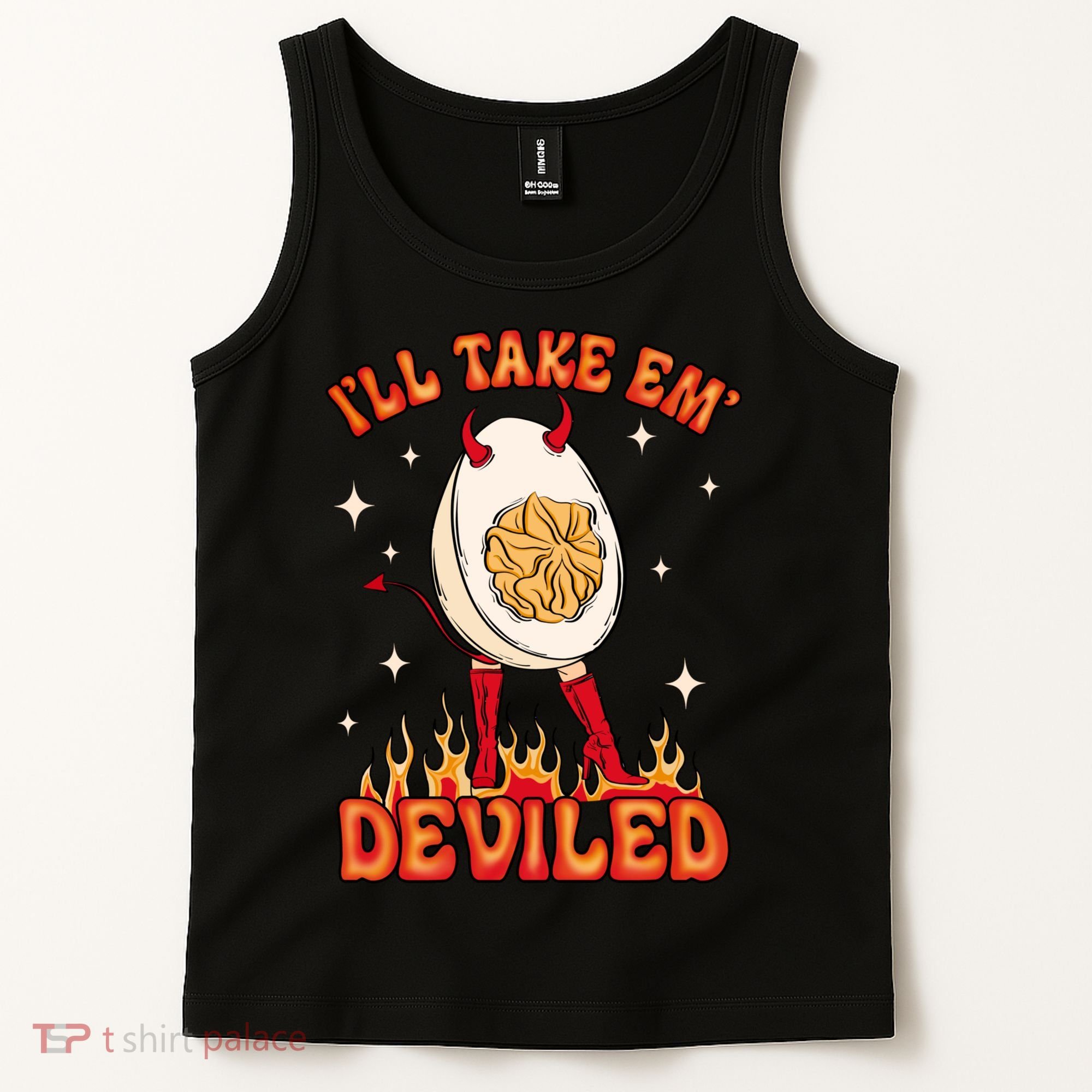 ILl Take Em Deviled Egg Funny Thanksgiving Tank Top