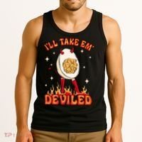 ILl Take Em Deviled Egg Funny Thanksgiving Tank Top thumb 3