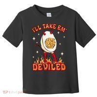 ILl Take Em Deviled Egg Funny Thanksgiving Toddler T-Shirt thumb 0