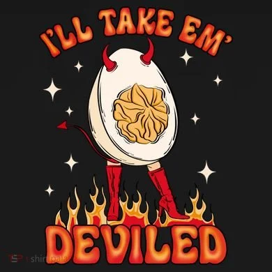ILl Take Em Deviled Egg Funny Thanksgiving Women's Perfect Tri Rocker Tank