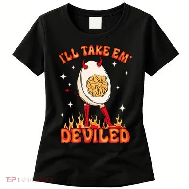 ILl Take Em Deviled Egg Funny Thanksgiving Women's T-Shirt