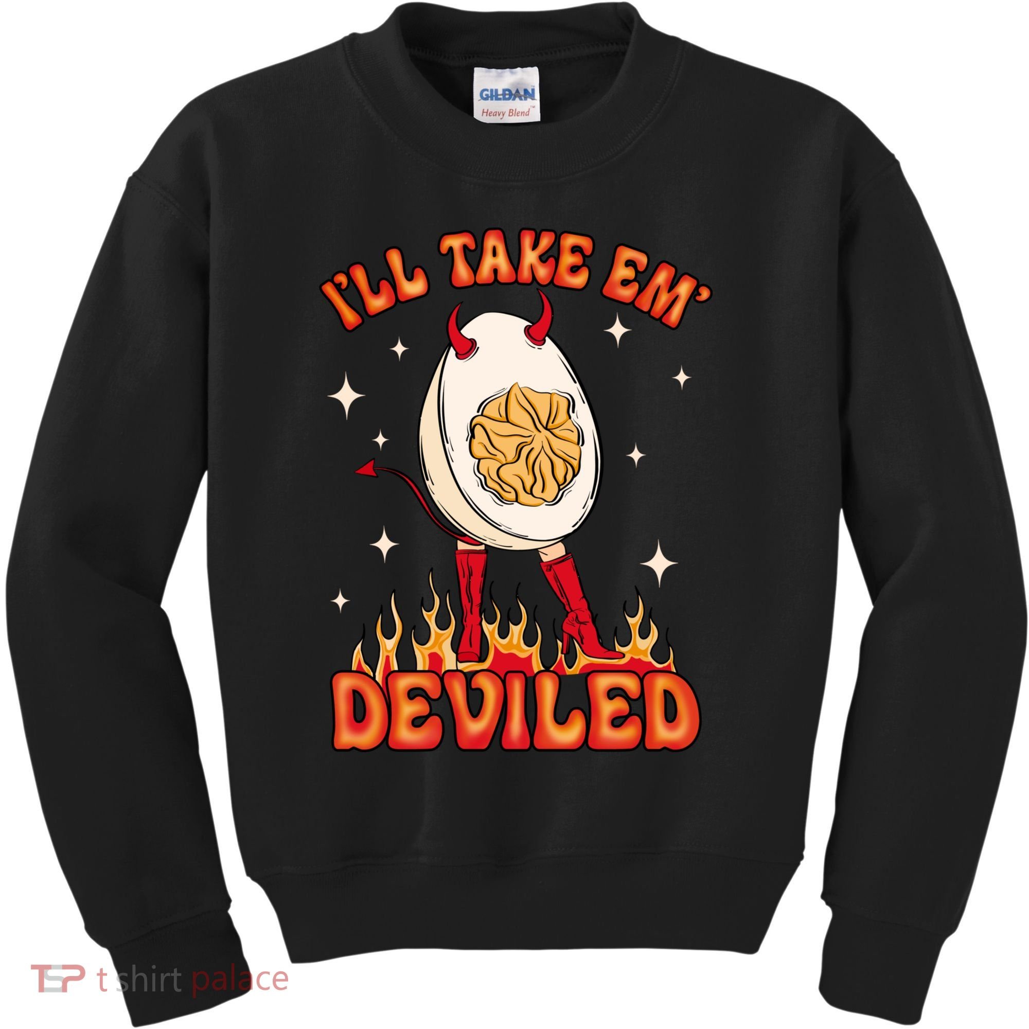 ILl Take Em Deviled Egg Funny Thanksgiving Kids Sweatshirt
