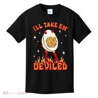 ILl Take Em Deviled Egg Funny Thanksgiving Kids T-Shirt thumb 0