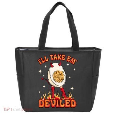 ILl Take Em Deviled Egg Funny Thanksgiving Tote Bag