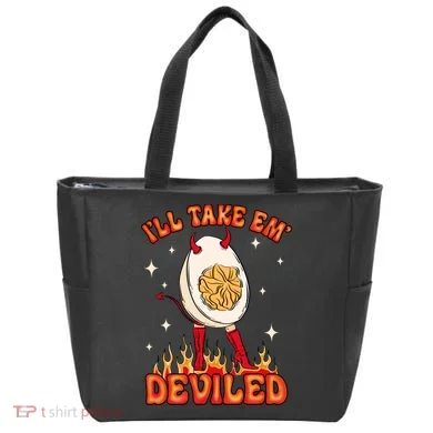 ILl Take Em Deviled Egg Funny Thanksgiving Tote Bag