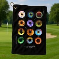 Inside The Eye Golf Towel thumb 1
