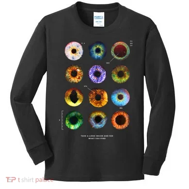Inside The Eye Kids Long Sleeve Shirt