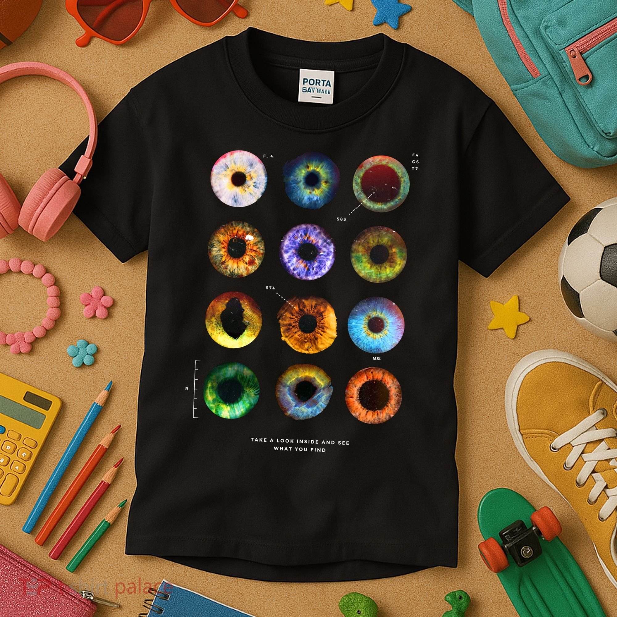 Inside The Eye Kids T-Shirt