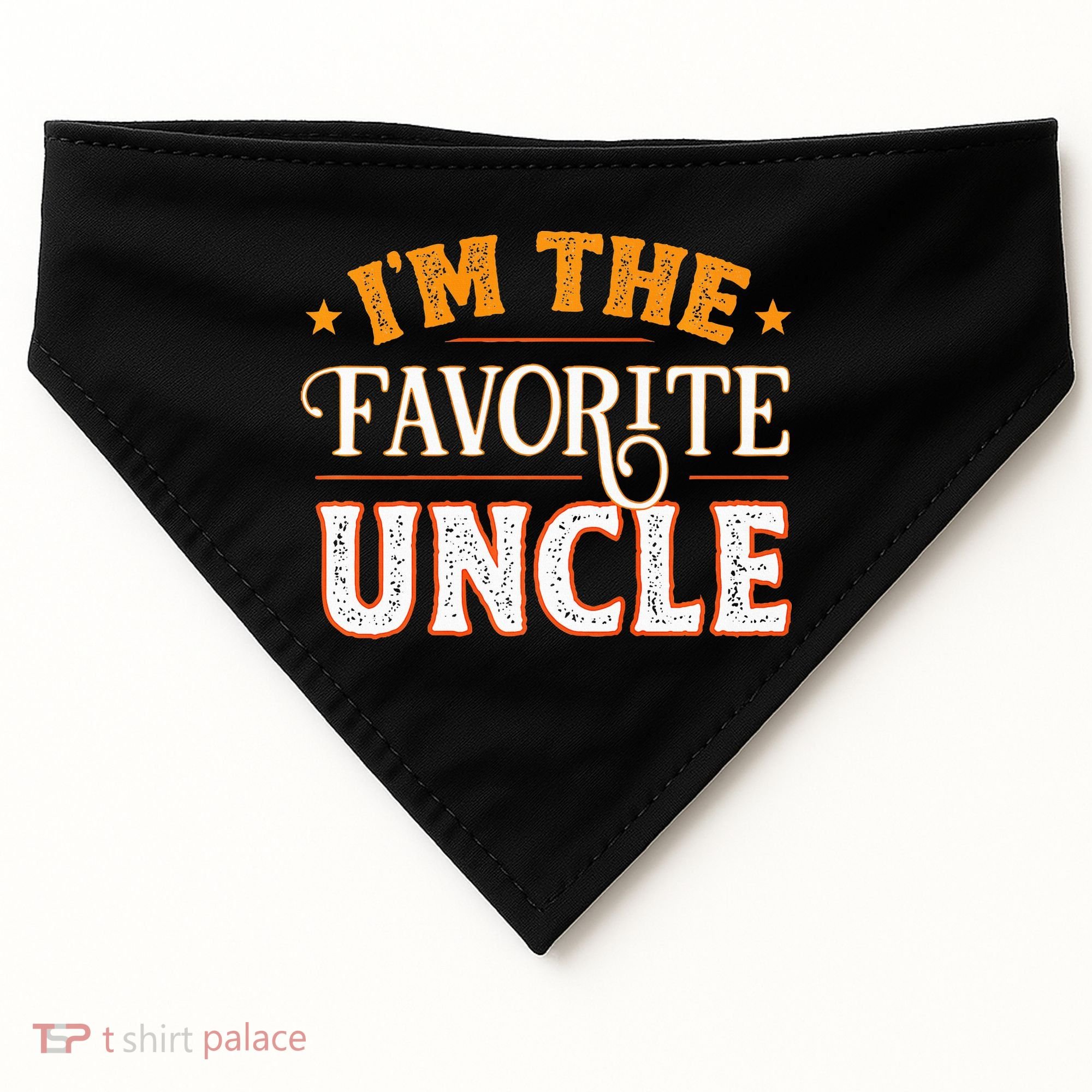 I'm The Favorite Uncle USA-Made Doggie Bandana