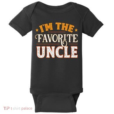 I'm The Favorite Uncle Baby Bodysuit