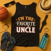 I'm The Favorite Uncle Tank Top thumb 4