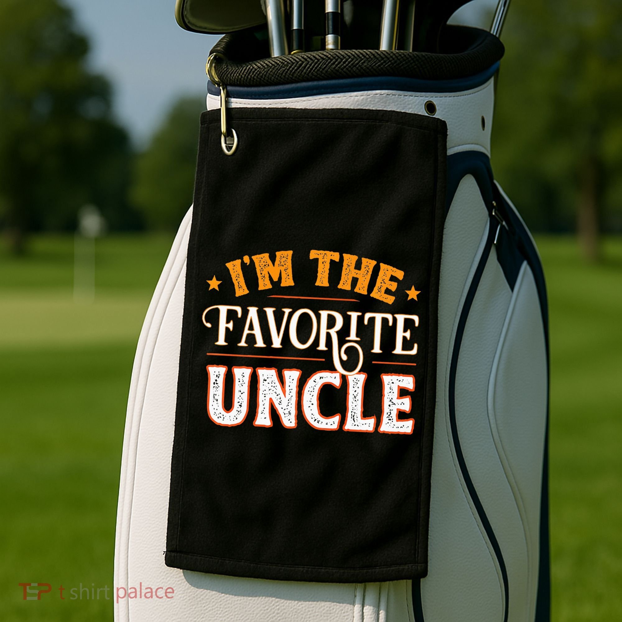I'm The Favorite Uncle Golf Towel