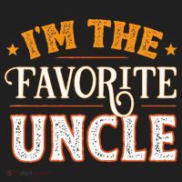 I'm The Favorite Uncle Golf Towel thumb 3