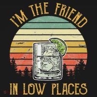 I'm The Friend In Low Places Country Music Women's Hoodie thumb 2