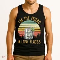 I'm The Friend In Low Places Country Music Tank Top thumb 3