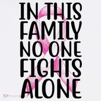 In This Family No One Fights Alone Breast Cancer Ribbon Women's Tank Top thumb 5