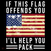 If This Flag Offends You Ill Help You Pack Coaster thumb 2