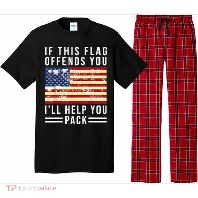 If This Flag Offends You Ill Help You Pack Pajama Set